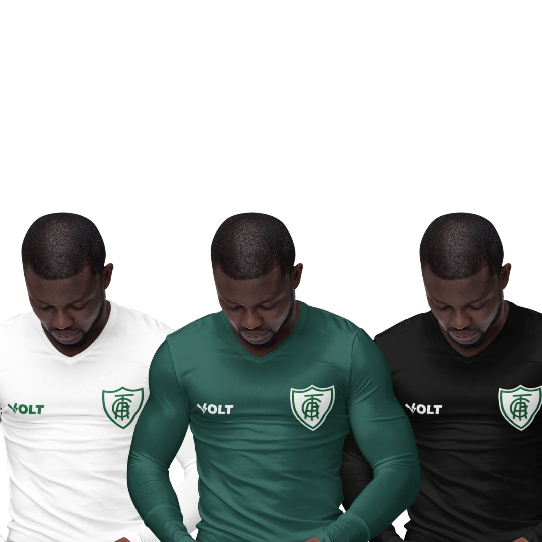 Kit 3 Camisas Térmicas Masculinas Tecido Ice Malha Fria com Proteção UV Fator 50+ América Mg