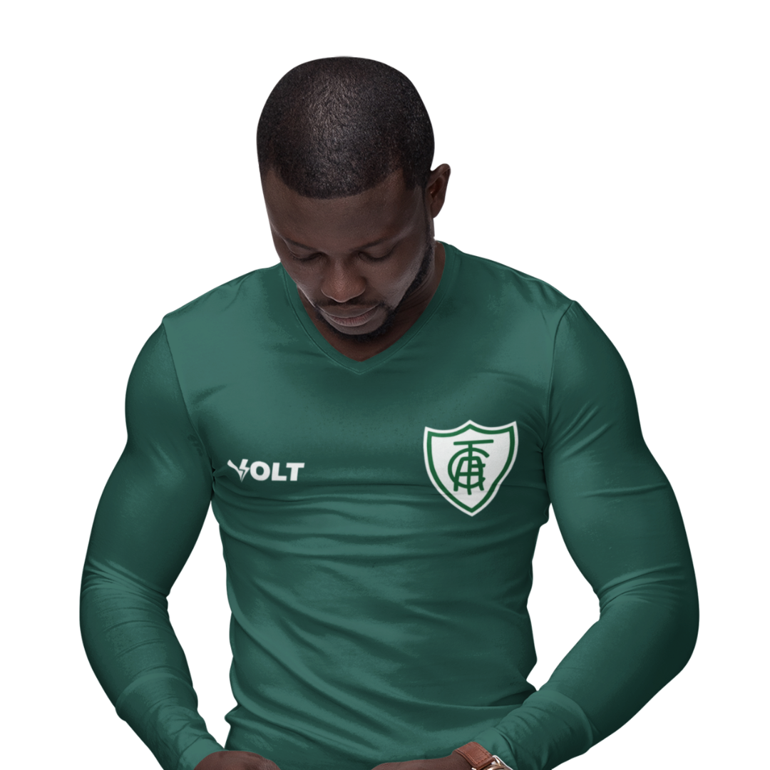 Kit 3 Camisas Térmicas Masculinas Tecido Ice Malha Fria com Proteção UV Fator 50+ América Mg