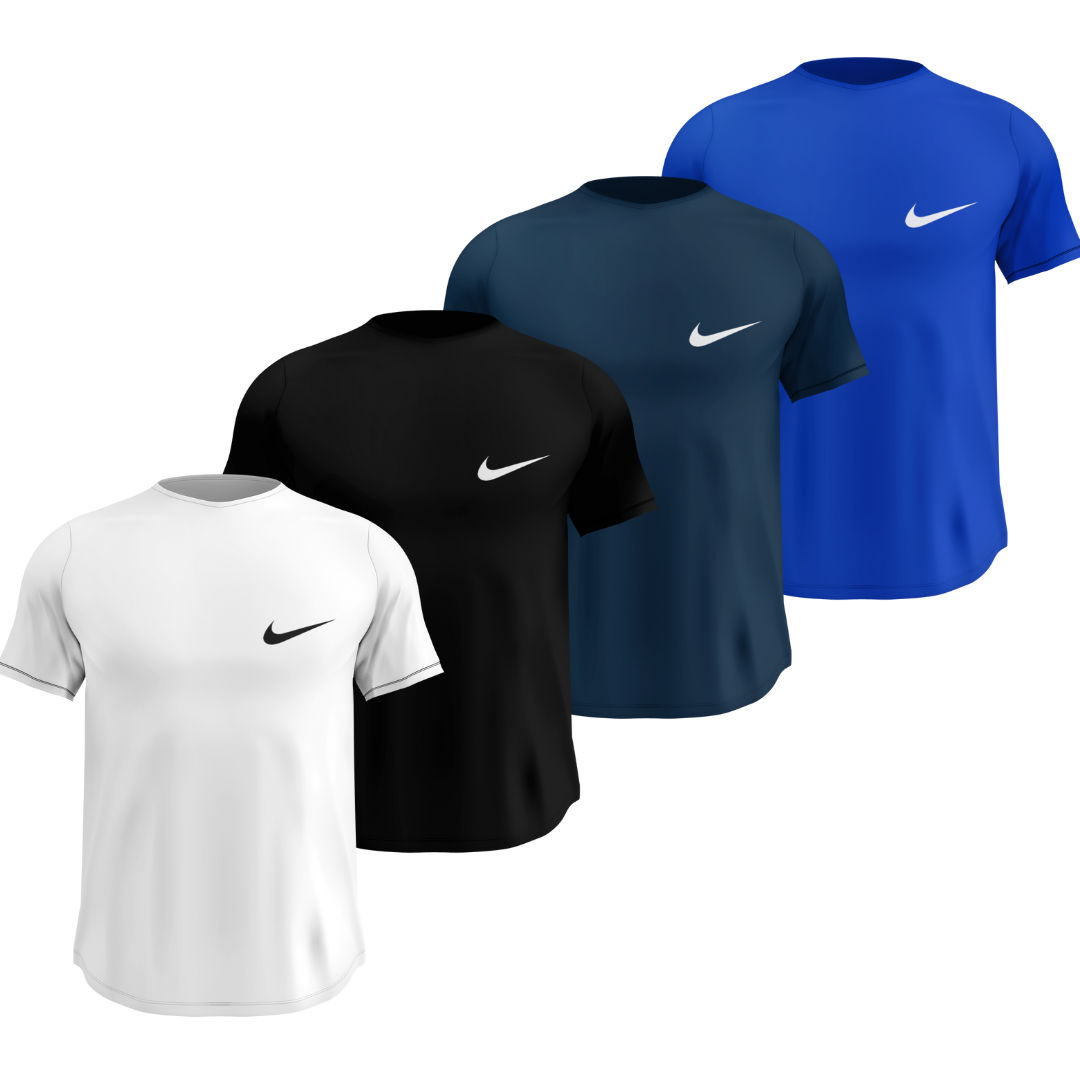 Kit 4 Camisas Dry Fit Masculinas Malha Premium Respirável Anti-Suor Nike + Frete Grátis