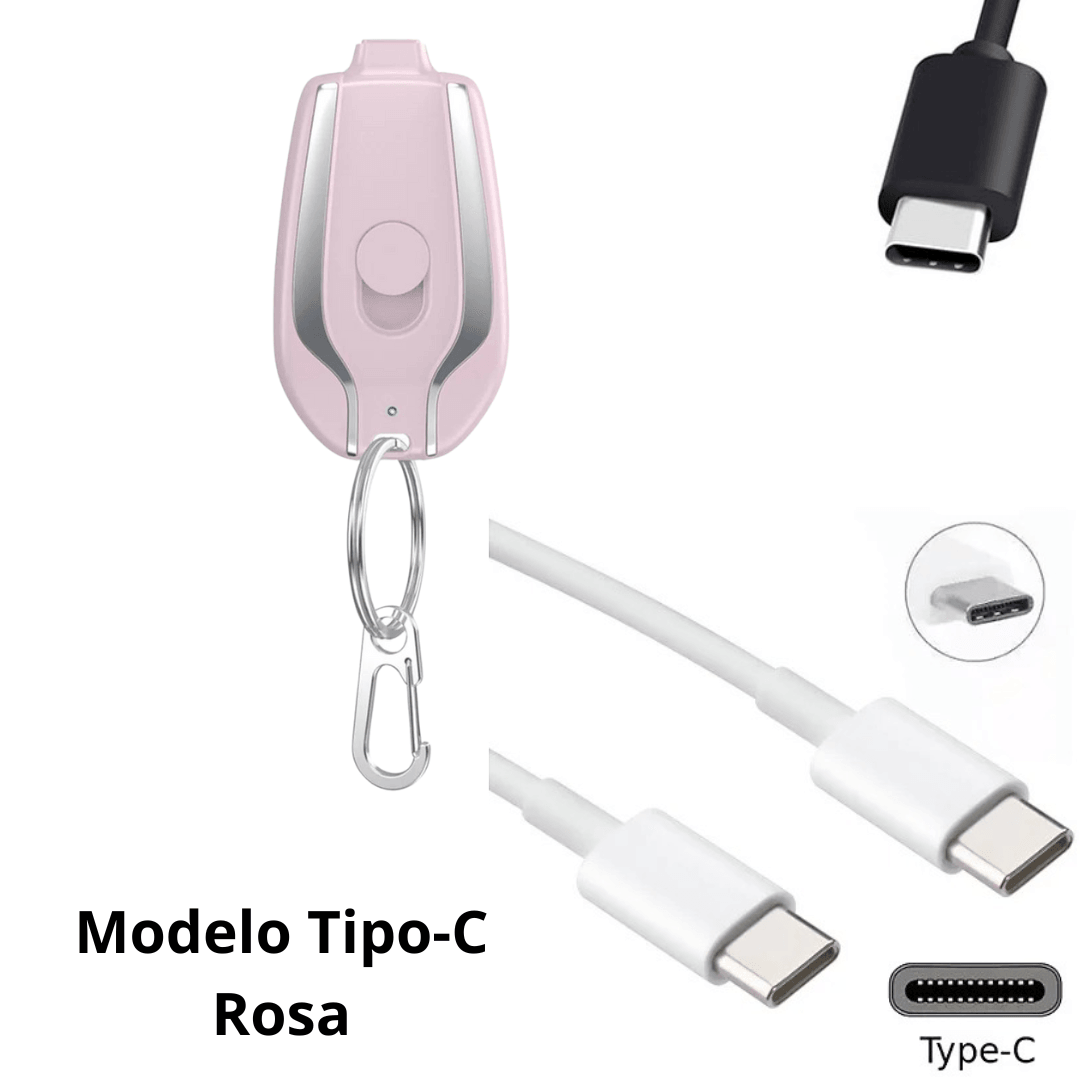 Carregador Chaveiro - Para Iphones e Tipo-C