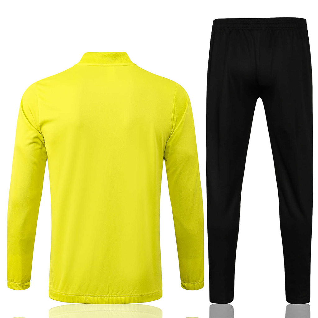 Conjunto Internacional 21/22 Amarelo e Preto  - Com Fecho